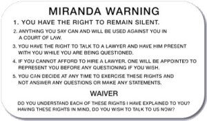 miranda card