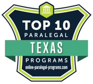 Top 10 Paralegal Programs In Texas